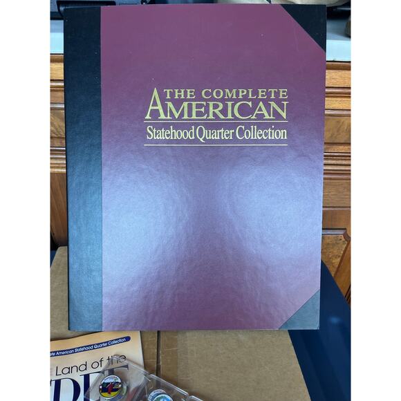 The Complete American Statehood Quarter Collection Folder + 20 quarters - Picture 1 of 4
